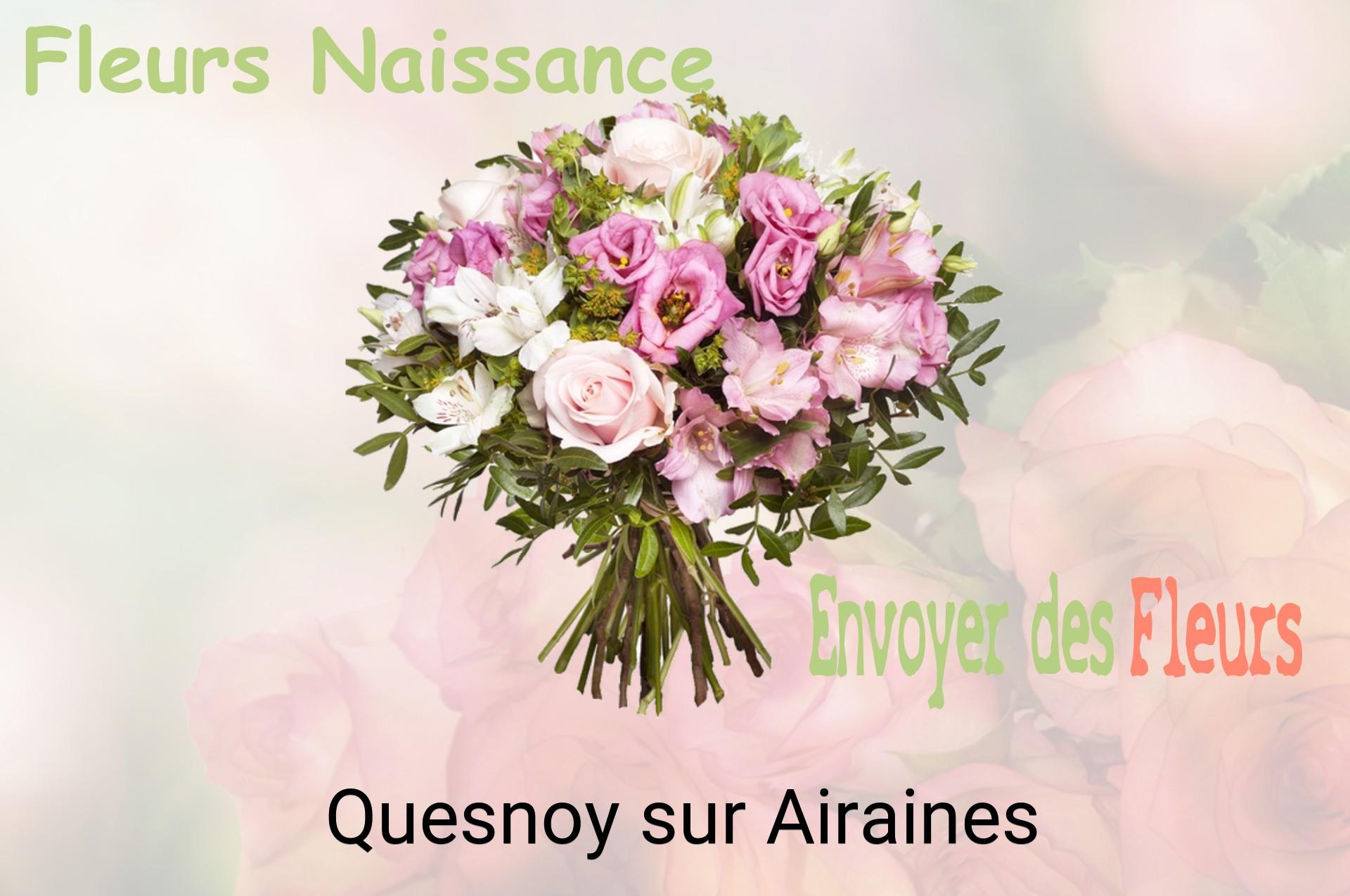 Bouquet de fleurs de naissance livré à Quesnoy-sur-Airaines