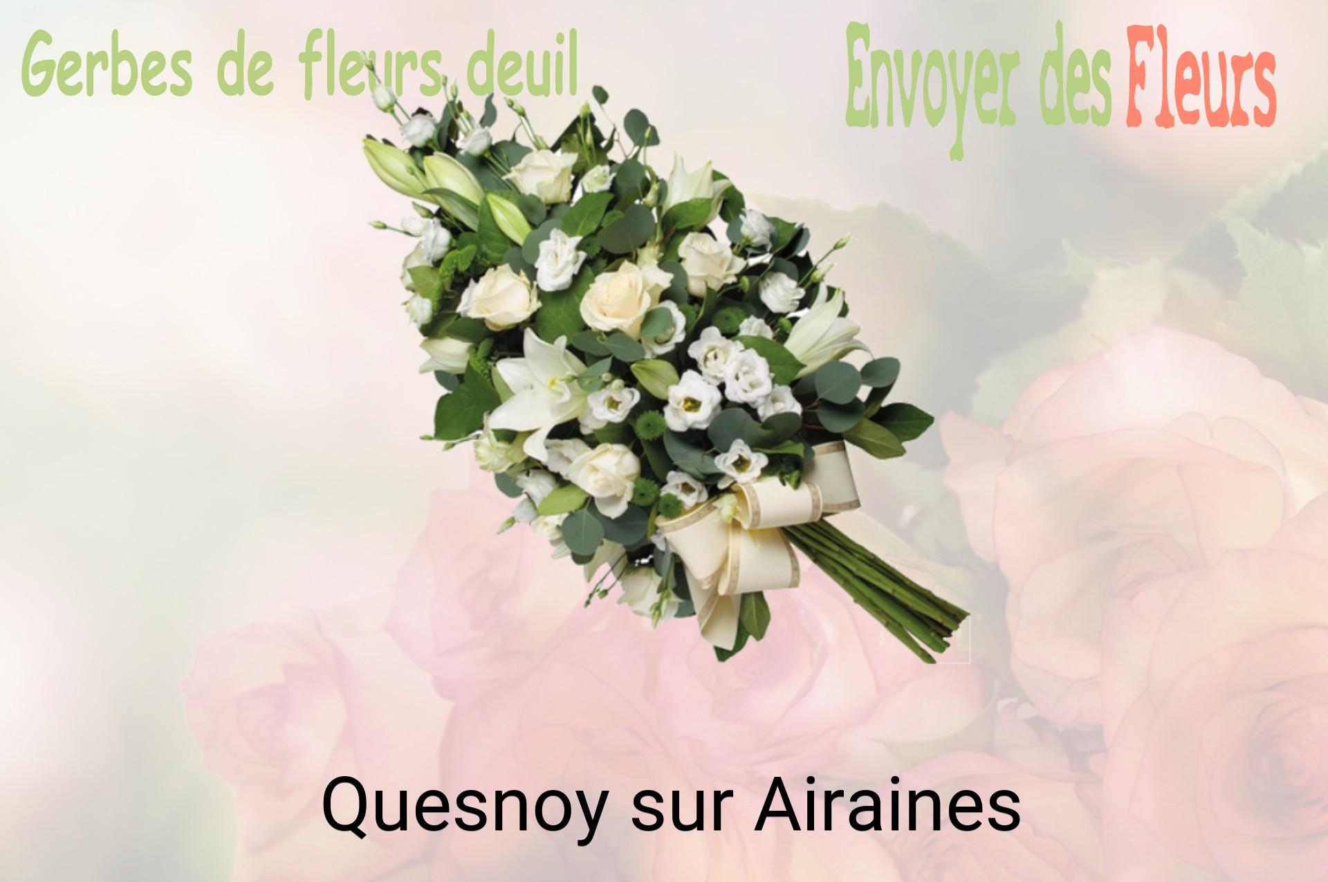 Gerbe de fleurs de deuil livrée à Quesnoy-sur-Airaines